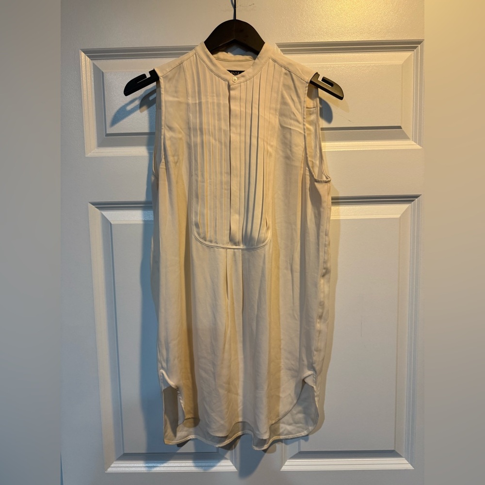 Polo Ralph Lauren Cream Sleeveless Shirt Size 6